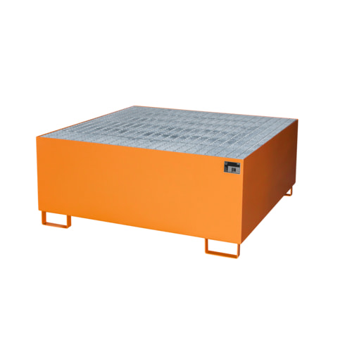 Die Auffangwanne in Gelborange